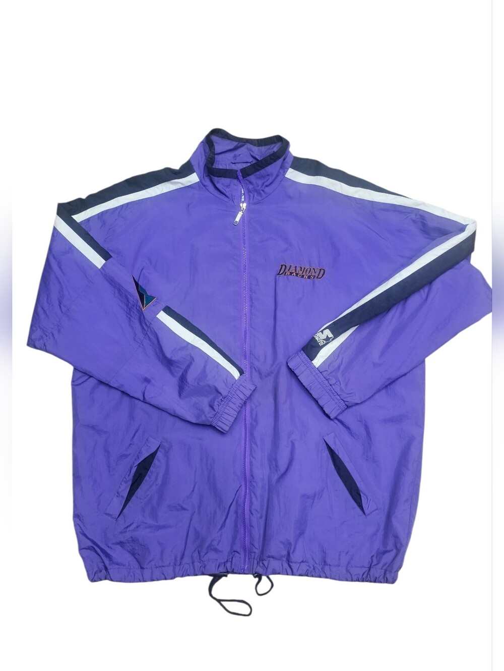 Vintage Arizona Diamondbacks STARTER Purple Windbreaker Go Dbacks